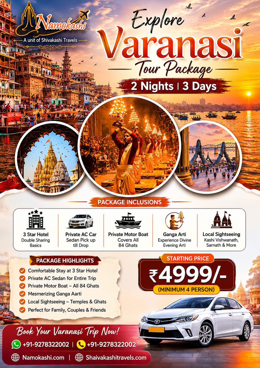 Boat Ride Price in Varanasi