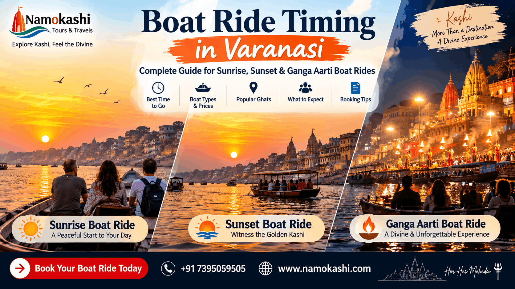 Boat Ride Timing in Varanasi