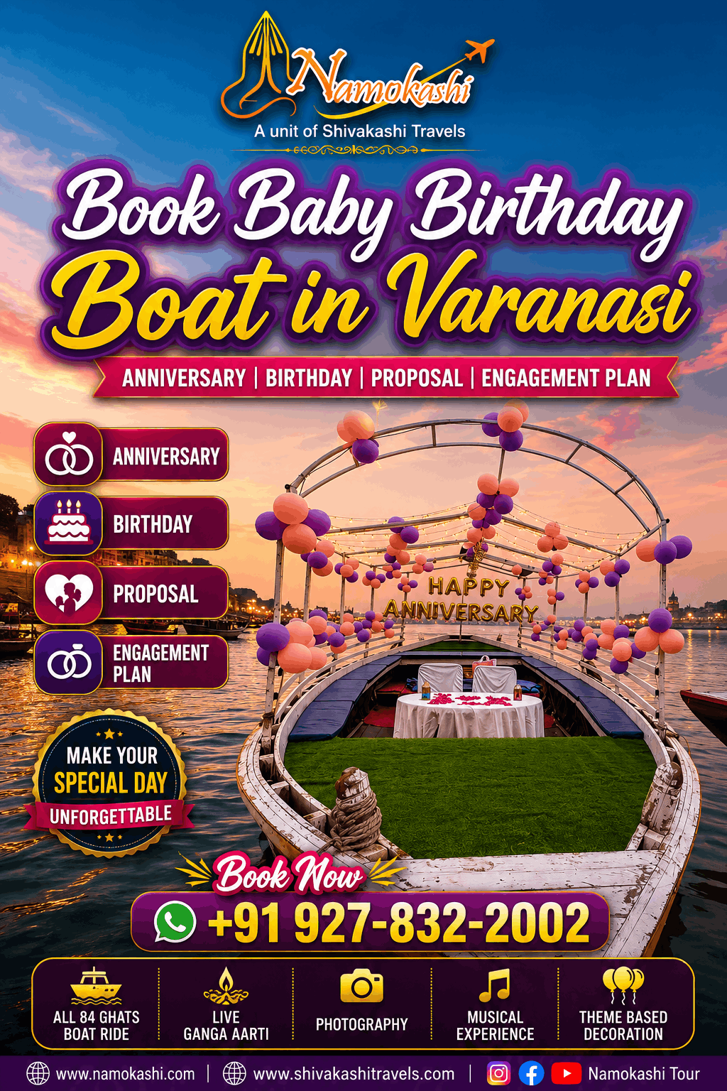 Corporate Boat Tour in Varanasi