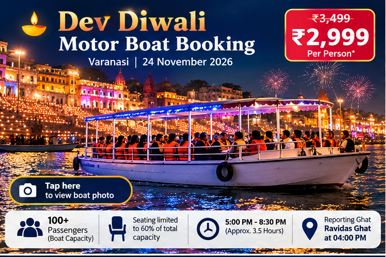 Dev Diwali Motor Boat Booking