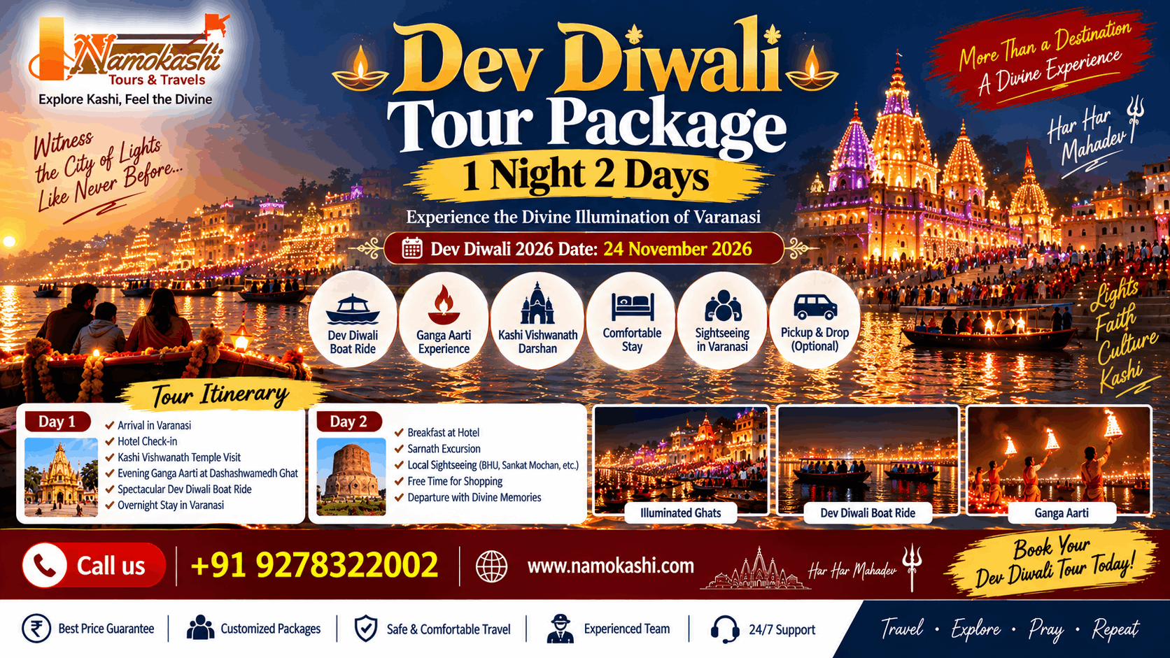 Dev Diwali Tour Package 1 Night 2 Days
