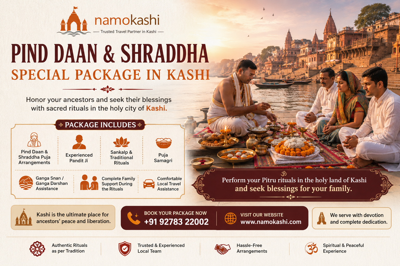 Pind Daan and Shraddha Special Package in Kashi