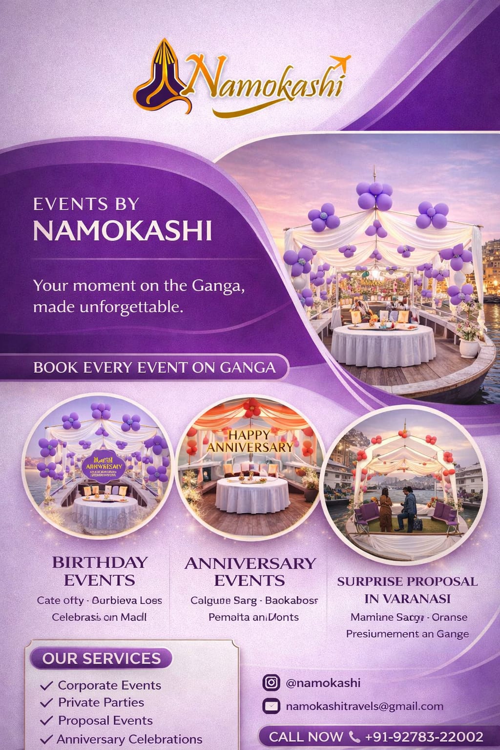 kashi tour package namokashi