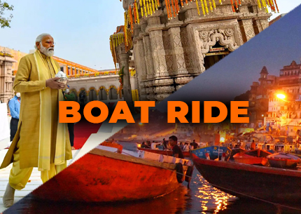 Boat Ride Near Manikarnika Ghat