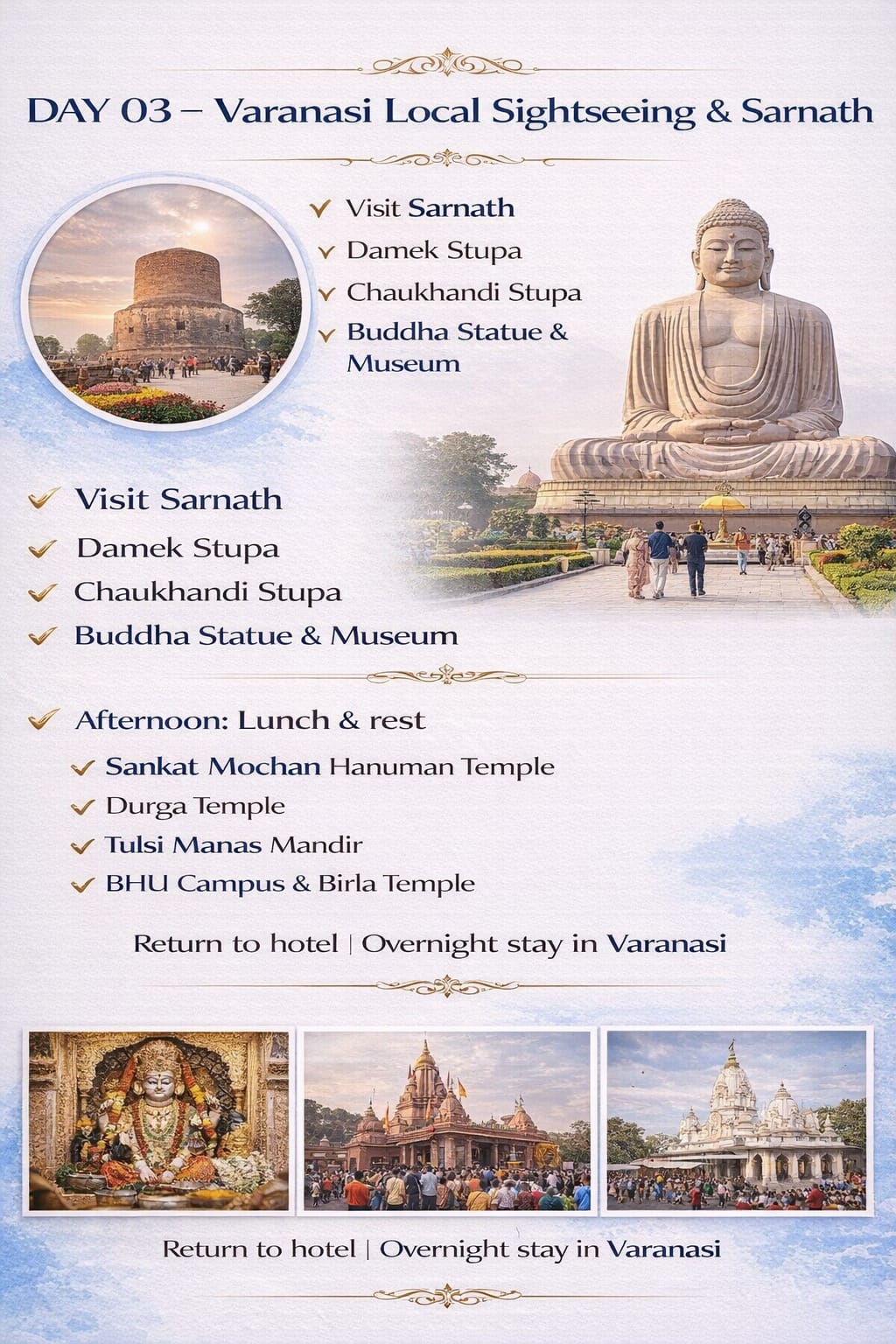 Buddhist Tour to Sarnath from Varanasi