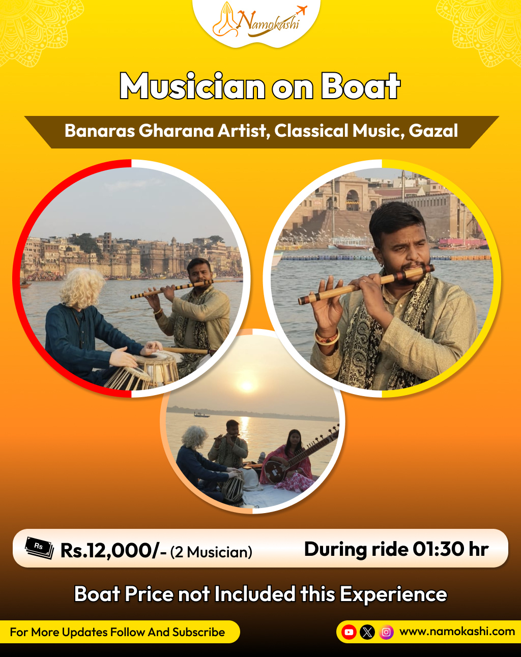 Memorable Boat Ride Experience in Kashi
