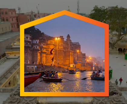 Sunrise View from Boat in Varanasi